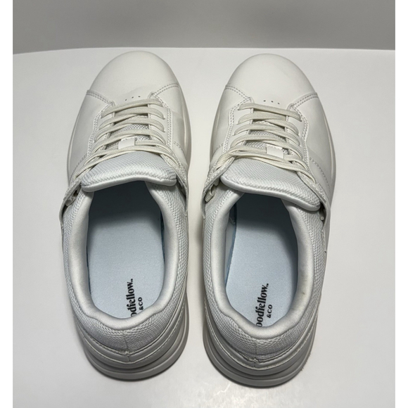 Men's Size 7 Scout Sneakers Goodfellow & Co White PU Leather Cushy Insole Target - Picture 9 of 16